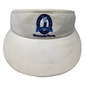 Texace Spring House Golf Club Opryland Hotel Slideback Visor Hat Beige OS